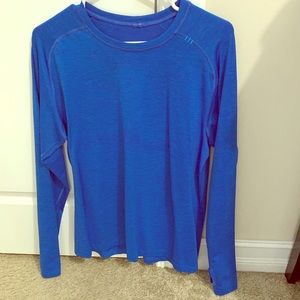 Lululemon Blue Metal Vent Long Sleeve Shirt M